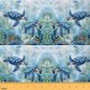 Feelyou Sea Turtle Fabric by The Yard 3 Yards Summer Theme Soft Flannel Decorative Fabric for Chairs Marine Themed Upholstery Fabric Underwater Animal DIY Reupholstery Fabric Ocean Creature view 1