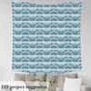 Feelyou Sea Turtle Fabric by The Yard 3 Yards Summer Theme Soft Flannel Decorative Fabric for Chairs Marine Themed Upholstery Fabric Underwater Animal DIY Reupholstery Fabric Ocean Creature view 3