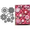 Flowers Die Cuts for Card Making, Plant Metal Cutting Dies for Paper Scrapbooking, DIY Stencils for Album Party Wedding Festivals Decoration view 1
