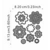 Flowers Die Cuts for Card Making, Plant Metal Cutting Dies for Paper Scrapbooking, DIY Stencils for Album Party Wedding Festivals Decoration view 2