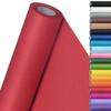 SMART&CASUAL 15" x 450" (37.5') Kraft Paper Roll for Art Craft Supplies Gift Wrapping Moving Packing Kids Painting Drawing Paint Easel Poster Chart Paper (Red, 15" W x 450" L (37.5')) view 1