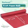SMART&CASUAL 15" x 450" (37.5') Kraft Paper Roll for Art Craft Supplies Gift Wrapping Moving Packing Kids Painting Drawing Paint Easel Poster Chart Paper (Red, 15" W x 450" L (37.5')) view 2