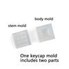 beimo Cherry Profile Keycaps Resin Casting Molds Set for Mechanical Gaming Keyboard,Easy Use for Handmade Keycaps, Silicone Material (1.25U(Ctrl Key)) view 4