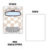 Car Oil Diffuser Package Bag Insert Care Instruction Cards | 50 pk 5x7 Tan Checkered fits in 6x9 for Holographic Bags Warning Inserts Cardstock Reed Bullet Wooden Top Product Client view 4