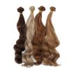 GLOBLELAND 4Pcs 4 Colors Doll Curly Wigs 10inch Long Doll Hair Extension Dolls Making Arts Supplies DIY Crafts Long Synthetic Wigs Doll Accessories view 1
