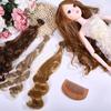 GLOBLELAND 4Pcs 4 Colors Doll Curly Wigs 10inch Long Doll Hair Extension Dolls Making Arts Supplies DIY Crafts Long Synthetic Wigs Doll Accessories view 3