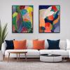Akfado Floater Frame for 32x48 Canvas Paintings, 1.5 Deep DIY Metal Canvas Floating Frame for Portrait Landscape Oil Paintings Art Show Gallery Wall Home Office Living Room Decor (Black) view 4
