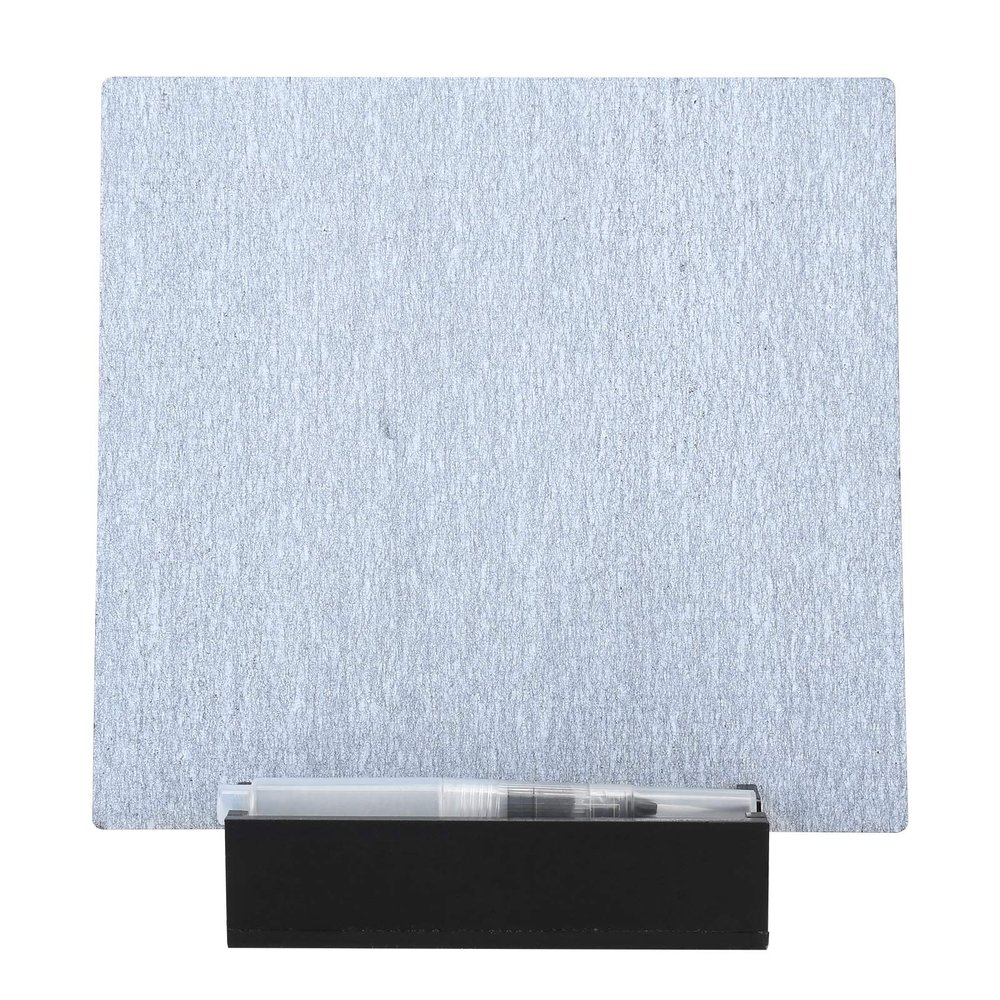 XHTLLO Inkless Water Drawing Board Set with Brush and Reservoir, Reusable Painting Kit for Relaxation and Creativity, Plastic Material, 190X180mm Board Size