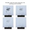 XHTLLO Inkless Water Drawing Board Set with Brush and Reservoir, Reusable Painting Kit for Relaxation and Creativity, Plastic Material, 190X180mm Board Size view 3