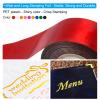 PATIKIL 1.6"x400Ft Hot Stamping Foil Paper,Heat Transfer Hot Stamping Paper Foil Roll for Leather DIY Logo Decor Craft Gift Card Package Scrapbook,Blue view 3