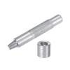 HARFINGTON Eyelet Hole Punch Die Tool 10mm 45# Steel Grommet Setter Install Tool Hollow Punch Tool Kit with Base for Fabric Clothing Crafts Bags view 3