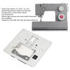 Needle Plate for Singer 4411, Q235 Steel Sewing Machine Needle Plate Position Needle Throat Plate with Cover Plate Replacement for Singer 4411 4423 4432 4452 44S view 2