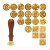 25mm Account Sealing Wax Stamp Square Badge Clear Stamps Scrapbooking Material Sellos Sticker Stempel Craft Supplies (Color: SZ-05 Postmark) view 3