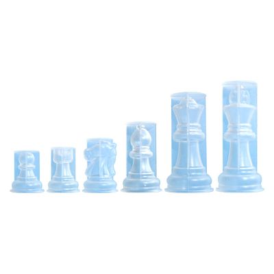 HUANIZI Chess Sets Resin Silicone Molds Board Game Moulds Large Chess Mold Chess Piece Mould Silicone Material for Epoxy Resin, as the pic show