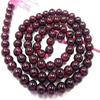 CHIKLEET Natural Jewelry Making Red Garnet Plain Round Shape Beads 4 Mm Beads for Jewelry, 13 INCHES lot of 5 Strands Chik-STRD- 91876 view 2