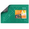 Worklion Self Healing Craft Mat: 18"x12" Rotary Cutting Mat for Sewing,Quilting,Leather,Craft,Fabric,Model,Art,Clay,5-layer 2-sided Cutting Mat, green and black view 1
