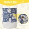 LeCorner Cute Cat Small Yarn Bag, Canvas Plastic Bag Holder (2 Pack) view 3