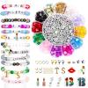 Goldwise Friendship Bracelet Making Kit for Fans -19 Colors(Album Inspired) 8mm Glass Beads for Jewelry Making,Letter Beads (A-Z),Varieties of Charms, DIY Crafts for Gifts Birthday view 1