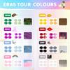 Goldwise Friendship Bracelet Making Kit for Fans -19 Colors(Album Inspired) 8mm Glass Beads for Jewelry Making,Letter Beads (A-Z),Varieties of Charms, DIY Crafts for Gifts Birthday view 3