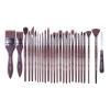 Oil Painting Brush Set Multifunctional Freestyle Watercolor Art Brush Kit Painting Professional Supplies (Color : E, Size view 3