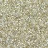 5 g Miyuki DELICA Seed Beads Rocailles, Size 11/0, Silver Lined Crystal (# DB0041), Japan, Glass view 1