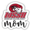 Winston-Salem State 4-Inch Proud Mom Vinyl Decal Sticker Officially Licensed Collegiate Product view 1
