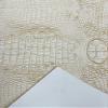Backdrop King Inc, Two Tone Metallic Gator Fake Leather Upholstery, 3-D Crocodile Skin Texture Faux Leather PVC Vinyl/54 Wide (Beige Gold) view 2