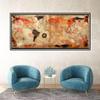 Large Diamond Painting Kits for Adults 12x28in, DIY Square Full Drill Gem Art World Map Diamond Painting, Retro Diamond Art Painting Crystal Rhinestone Embroidery Arts and Crafts, Wall Decor Gift H-3 view 4
