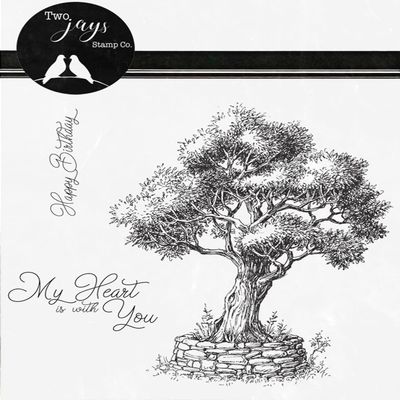 Crafts Too Two Jays Stamps - Janes Tree, Clear, CT-CTJJ254