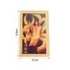 FOREPANY Buddhist Gold Card,Feng Shui Amulet, 1pc Goddess Yuelao Marriage Fox Metal Buddha Card Kaiguang Amulet Buddhist Gold Card view 2