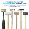 NK eShop 6 PCS tool set of Hammer, Jewelry Making tools including Rawhide Leather, Brass hammer, Jewelry Making Supplies of Forming Hammer Set With wood handle (06) view 3