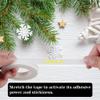 KAKULO Floral Tape 1/2inch Flower Tape for Wreath Floral Arranging Stem Wrap Wedding Bouquet Craft (White) view 3