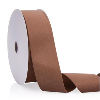 Brown 2 inch Velvet Ribbon, Double Faced Continuous 20 Yards Velvet Ribbon Use for Christmas Tree Ornaments,Gift Wrapping,Bow Making,Wreath Decoration,Wedding Boutonnieres,Handmade Crafts
