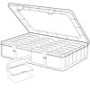 75Pcs Small Bead Organizer Box, Clear Rectangles Bead Storage Containers with Lids, Plastic Craft Storage Box Bead Cases, Mini Small Parts Organizer for Jewelry Nail Screws Seeds and Labels view 1
