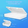 75Pcs Small Bead Organizer Box, Clear Rectangles Bead Storage Containers with Lids, Plastic Craft Storage Box Bead Cases, Mini Small Parts Organizer for Jewelry Nail Screws Seeds and Labels view 2