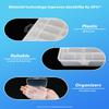 75Pcs Small Bead Organizer Box, Clear Rectangles Bead Storage Containers with Lids, Plastic Craft Storage Box Bead Cases, Mini Small Parts Organizer for Jewelry Nail Screws Seeds and Labels view 3