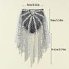 2 Pcs Rhinestone Shoulder Board Epaulets Fringe Shoulder Epaulettes Appliques DIY Jacket Uniform Shoulder Decoration view 2