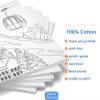 8 Pack (8x10) Pre Drawn Canvas Boards for Painting for Adults, Sip and Paint Party Supplies Canvas Painting Set, Beginner Favor, (Landscape) view 3