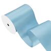 LEEQE Mist Blue Satin Ribbon 4 inch X 15 Yards Polyester Ribbon for Gift Wrapping Very Suitable for Weddings Party Hair Bow Invitation Decorations and More view 1