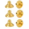 Earring Backs for Droopy Ears, JIACHARMED Big Earring Lifters Supports Backs for Studs Heavy Earrings Large Locking Earring Backings Replacement 6pcs Backstop Secure Comfortble Stopper, Gold view 1