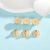 Earring Backs for Droopy Ears, JIACHARMED Big Earring Lifters Supports Backs for Studs Heavy Earrings Large Locking Earring Backings Replacement 6pcs Backstop Secure Comfortble Stopper, Gold view 2