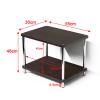 hezhuhe2258 Print Stand Printer Shelf 2 Layer Floor Storage Rack Printer Stand Small Space Shelves Desktop Storage Rack for Office Kitchen Bathroom Printer Table (Size : L55xD30xH48cm) view 2