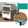 hezhuhe2258 Print Stand Printer Shelf 2 Layer Floor Storage Rack Printer Stand Small Space Shelves Desktop Storage Rack for Office Kitchen Bathroom Printer Table (Size : L55xD30xH48cm) view 3
