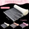 FACULX 3 Pcs Flower Wrapping Mesh for Bouquet Wrapping Paper 4 Yards Mother's Day Pearl Edge Flower Wrapping Paper for Thanks Wedding Anniversary Birthday Florist Supplies (White Pink Lightpink) view 2