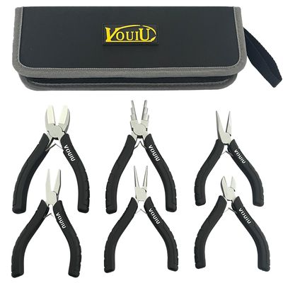VOUIU 6-Piece Jewelry Pliers Set Jewelry Making Tools