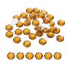 MECCANIXITY Flat Back Round Acrylic Rhinestones,10mm SS45 Brown Flatback Crystal Rhinestones for Crafts Clothes Shoes DIY Decoration Gifts 100Pcs view 1