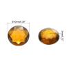 MECCANIXITY Flat Back Round Acrylic Rhinestones,10mm SS45 Brown Flatback Crystal Rhinestones for Crafts Clothes Shoes DIY Decoration Gifts 100Pcs view 2