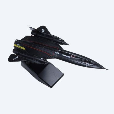 vdakyurm 1/144 SR71 Blackbird High-Altitude Reconnaissance Aircraft Models Metal Fighter Military Diecast Plane Model for Collection or Gift 06937