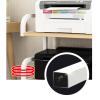 hezhuhe2258 Print Stand Printer Stand 4-Tier Standing Multi-Purpose Shelf Rack for Media Player Scanner Files Books Microwave Oven in Kitchen Living Room Home Office Printer Table view 4