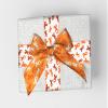 Habbiful 2 Rolls 10 Yard Kidney Cancer Awareness Ribbon Orange Awareness Wired Edge Ribbon for Crafts Wreath Bow Making Faith Hope Craft Burlap Ribbon for Gift Wrapping Home Party Decoration 2.5'' view 3